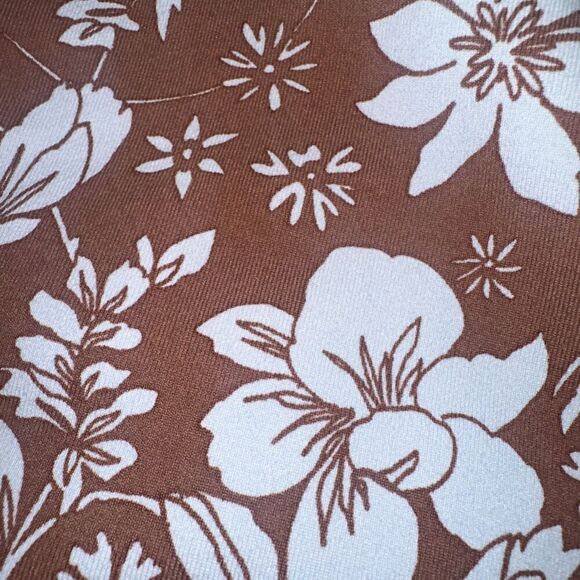 Free People Somethin Bout You Bodysuit Floral One Shoulder Puff Sleeve XS - Picture 4 of 4